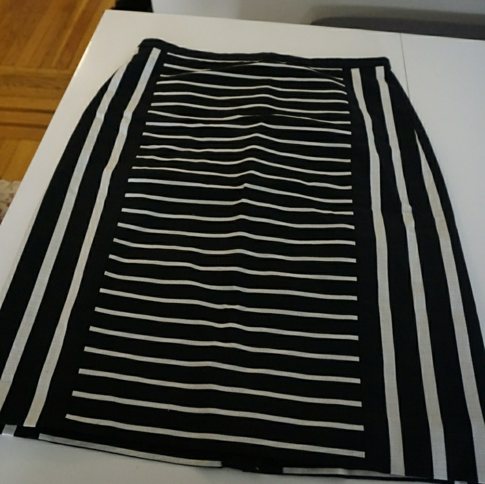 J.CREW No.2 Petite mixed-stripe Pencil Skirt